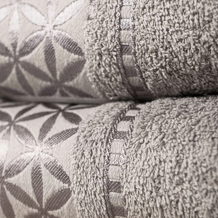 Ręcznik 50x90 Spring premium ciemny szary gruby i chłonny