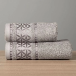 Ręcznik 70x140 Spring premium ciemny szary gruby i chłonny