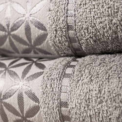 Ręcznik 50x90 Spring premium ciemny szary gruby i chłonny