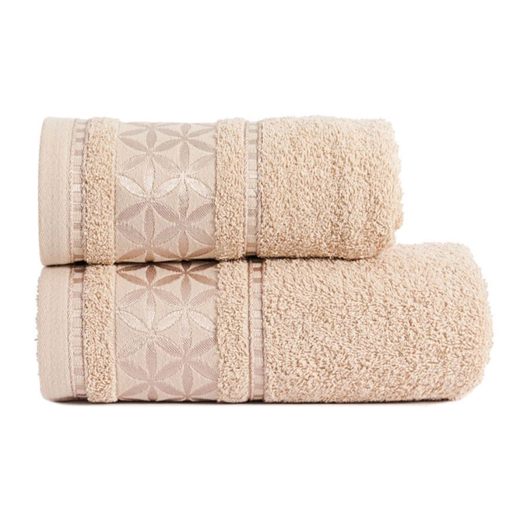 Ręcznik 70x140 Spring premium beżowy gruby i chłonny