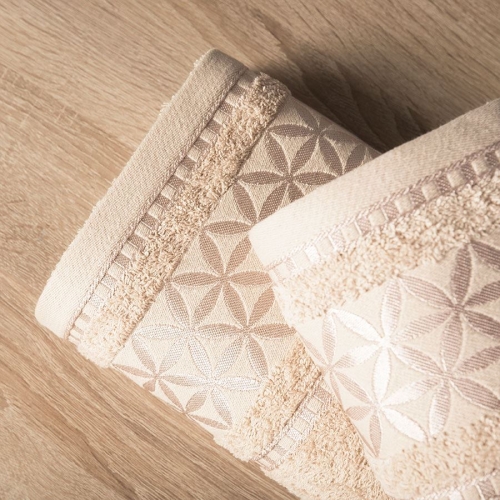 Ręcznik 70x140 Spring premium beżowy gruby i chłonny