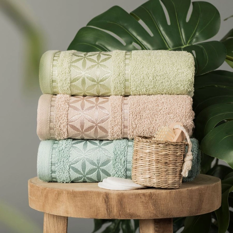 Ręcznik 70x140 Spring premium beżowy gruby i chłonny