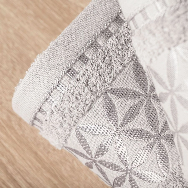 Ręcznik 70x140 Spring premium jansy szary gruby i chłonny