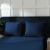 Granatowa bawełniana pościel hotelowa adamaszek z bizą 200x220 Mariot (