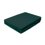 Butelkowa zieleń prześcieradło na gumce 90x200