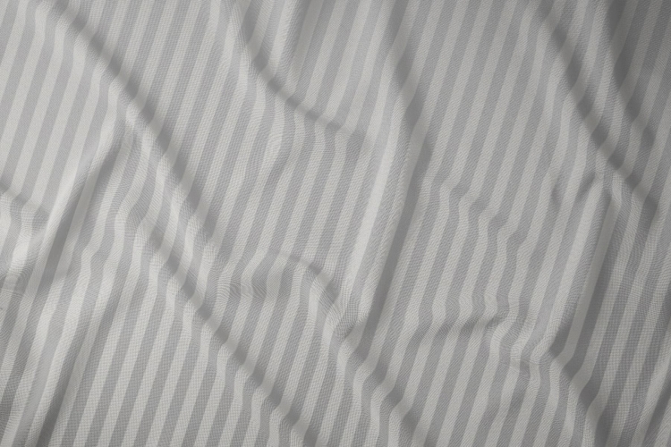 Luksusowa jasno szara pościel hotelowa z adamaszku 100% bawełna 160x200