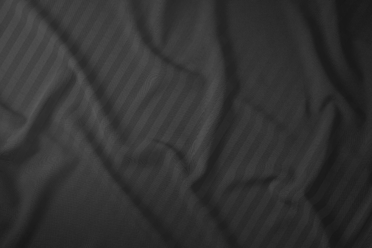 Luksusowa czarna pościel 160x200 hotelowa z adamaszku 100% bawełna