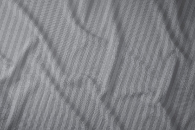 Luksusowa grafitowa pościel 140x200 hotelowa z adamaszku 100% bawełna