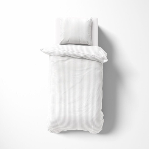 Luksusowa biała pościel hotelowa z adamaszku 100% bawełna 140x200