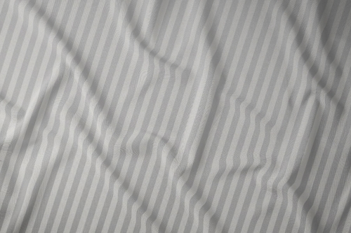 Luksusowa szara jasna pościel 140x200 hotelowa z adamaszku 100% bawełna