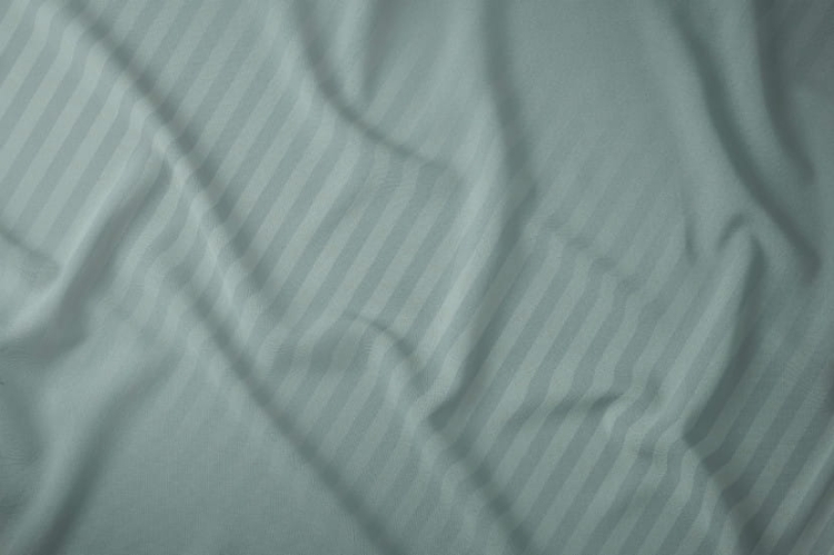 Luksusowa miętowa pościel 140x200 hotelowa z adamaszku 100% bawełna