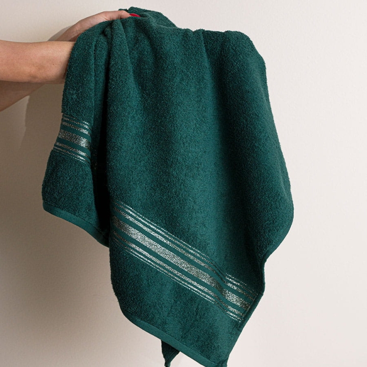 Ręcznik szmaragdowy hotelowy 50x90 cm premium 500gr Nina