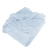 Baby blue narzuta z falbaną Soft Grace gruba i mięciutka