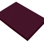 Bordowe prześcieradło na gumce 160x200