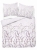 Bawełniana pościel 220×200 lawendowe gałązki 5475A Home Satin