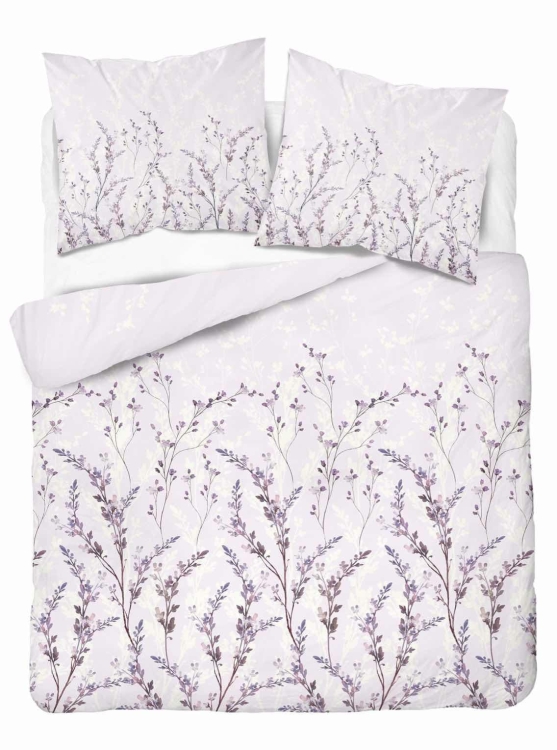 Bawełniana pościel 220×200 lawendowe gałązki 5475A Home Satin