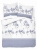 Bawełniana pościel 220×200 biała w lawendowe kwiaty 5489A Home Satin