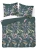 Bawełniana pościel 220×200 ciemnozielona w kwiaty 5808A Home Satin