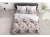 Bawełniana pościel 160×200 biała w liście palmowe 5479B Home Satin