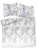 Bawełniana pościel 160×200 białą w niebieskie wiszące kwiaty 5810A Home Satin