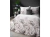 Bawełniana pościel 160×200 biała w tropikalne liście 5540B Home Satin