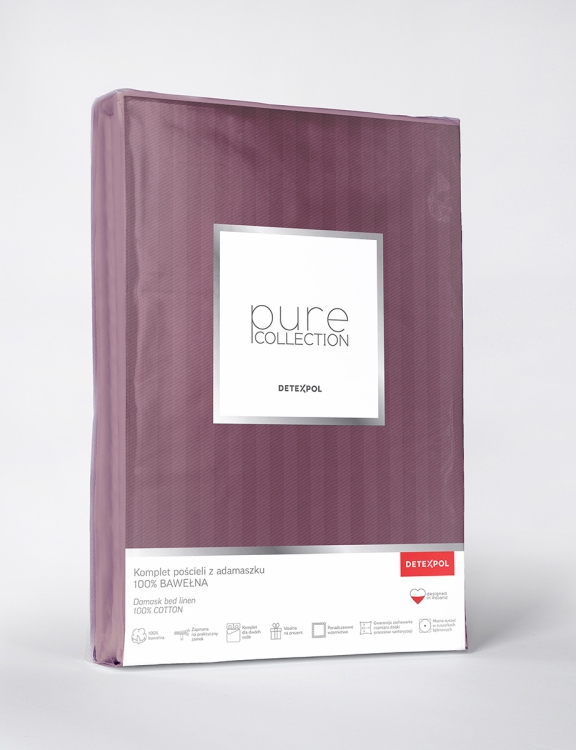 Luksusowa antyczny róż pościel hotelowa z adamaszku 100% bawełna 140x200