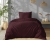 Luksusowa wino pościel hotelowa z adamaszku 100% bawełna 140x200