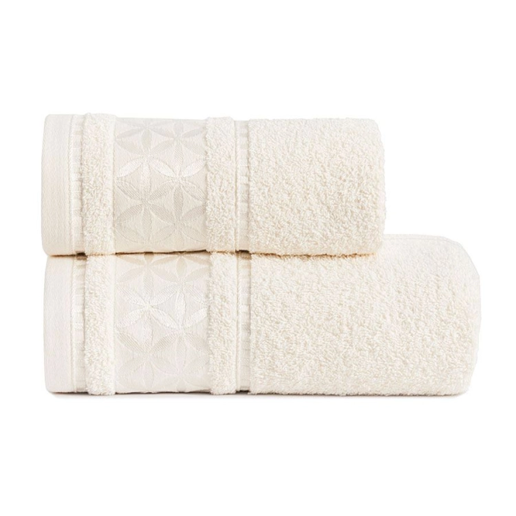 Ręcznik Spring premium kremowy 50x90 gruby i chłonny