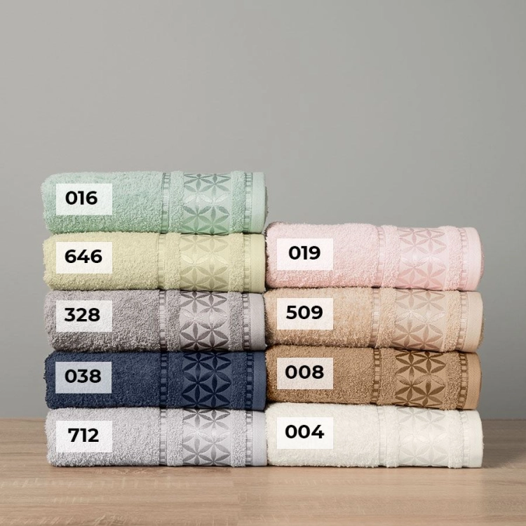 Ręcznik 70x140 Spring premium granatowy gruby i chłonny